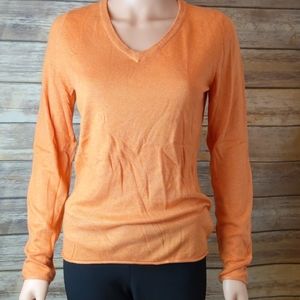 Mossimo Orange V-Neck Sweater